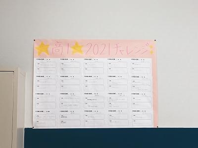 s-高校一年　1学期目標