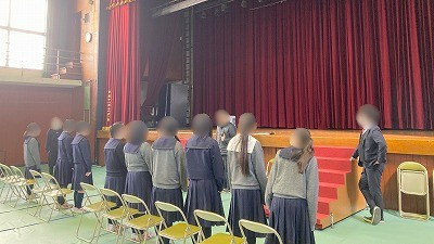 250306水上　卒業式練習